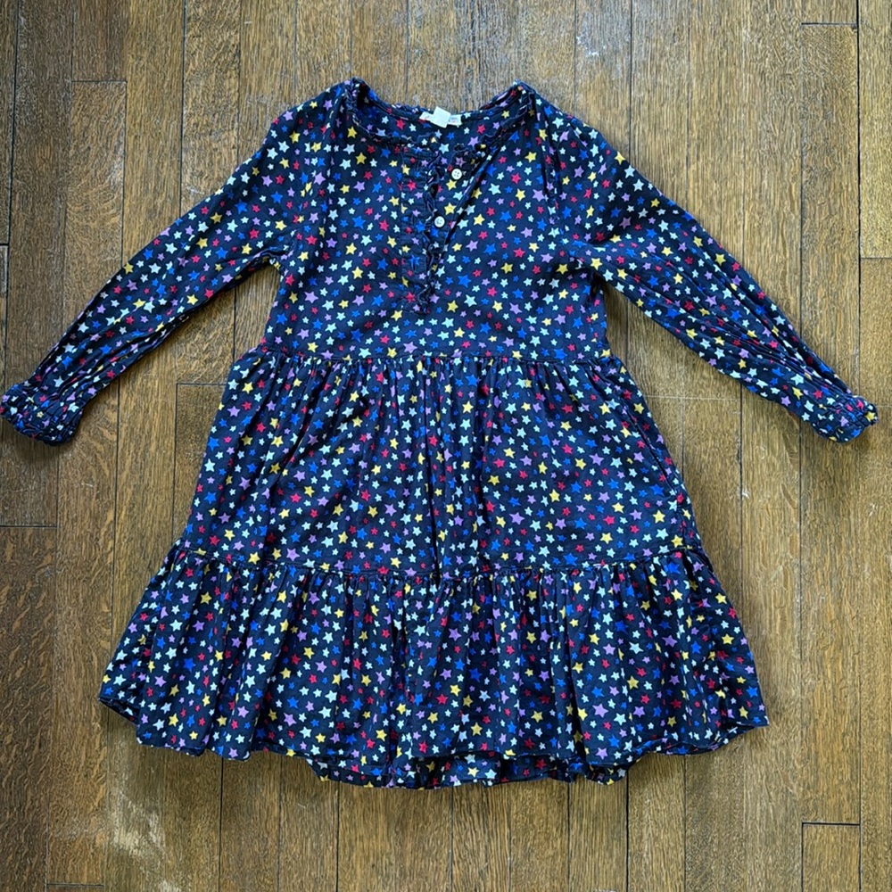 J crew size 8 multi star dress